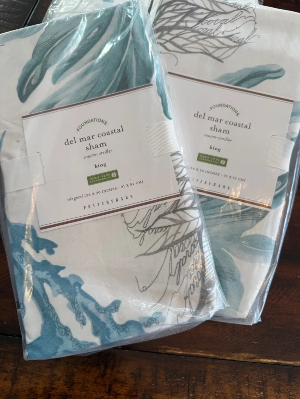 Pottery Barn - Del Mar Coastal Duvet King size + 2 Shams  King Size